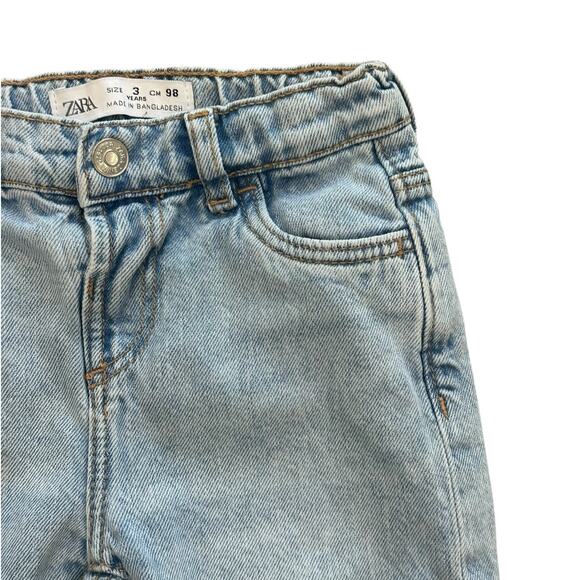 ZARA Kids Light Denim Jeans 3y - Picture 2 of 5
